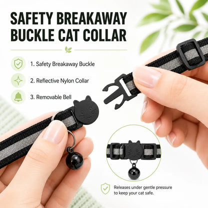 Clovertail™ Breakaway Cat AirTag Collar With Built-In Holder
