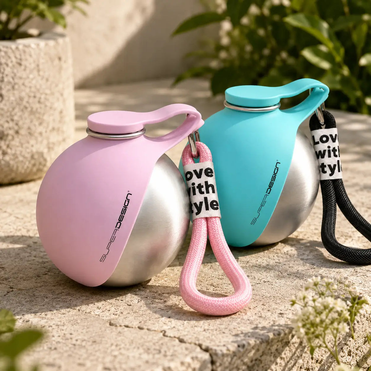 Portable Stainless Steel Dog Water Bottle