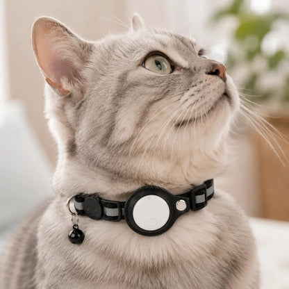 Clovertail™ Breakaway Cat AirTag Collar With Built-In Holder