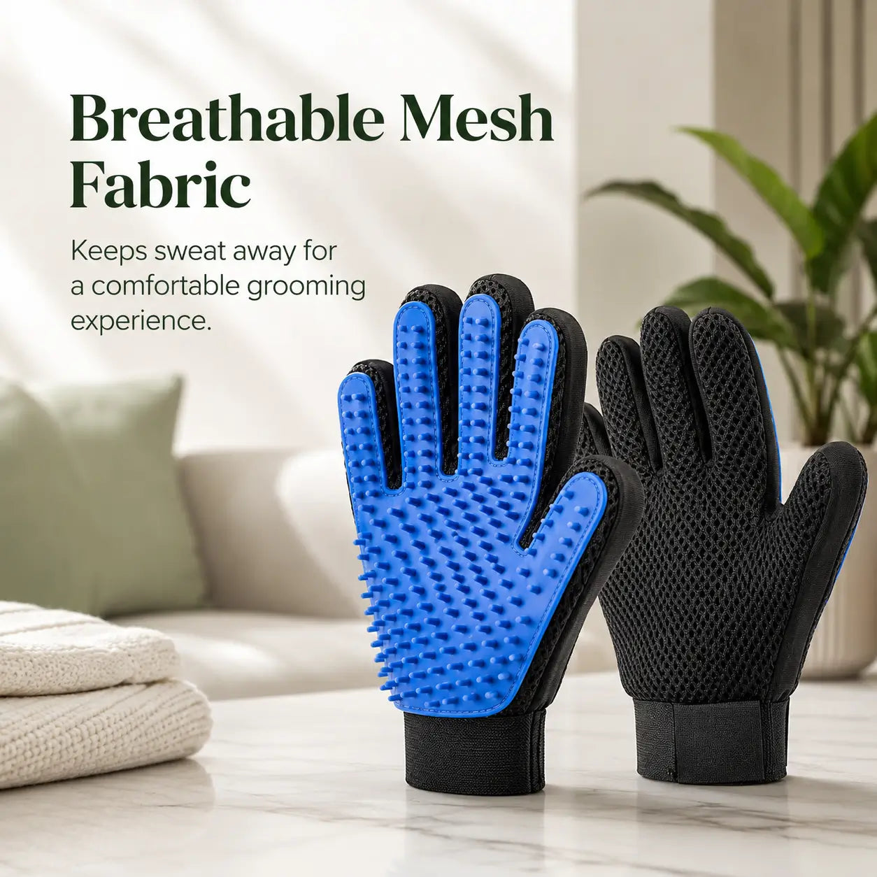Clovertail™ Pet Grooming Gloves