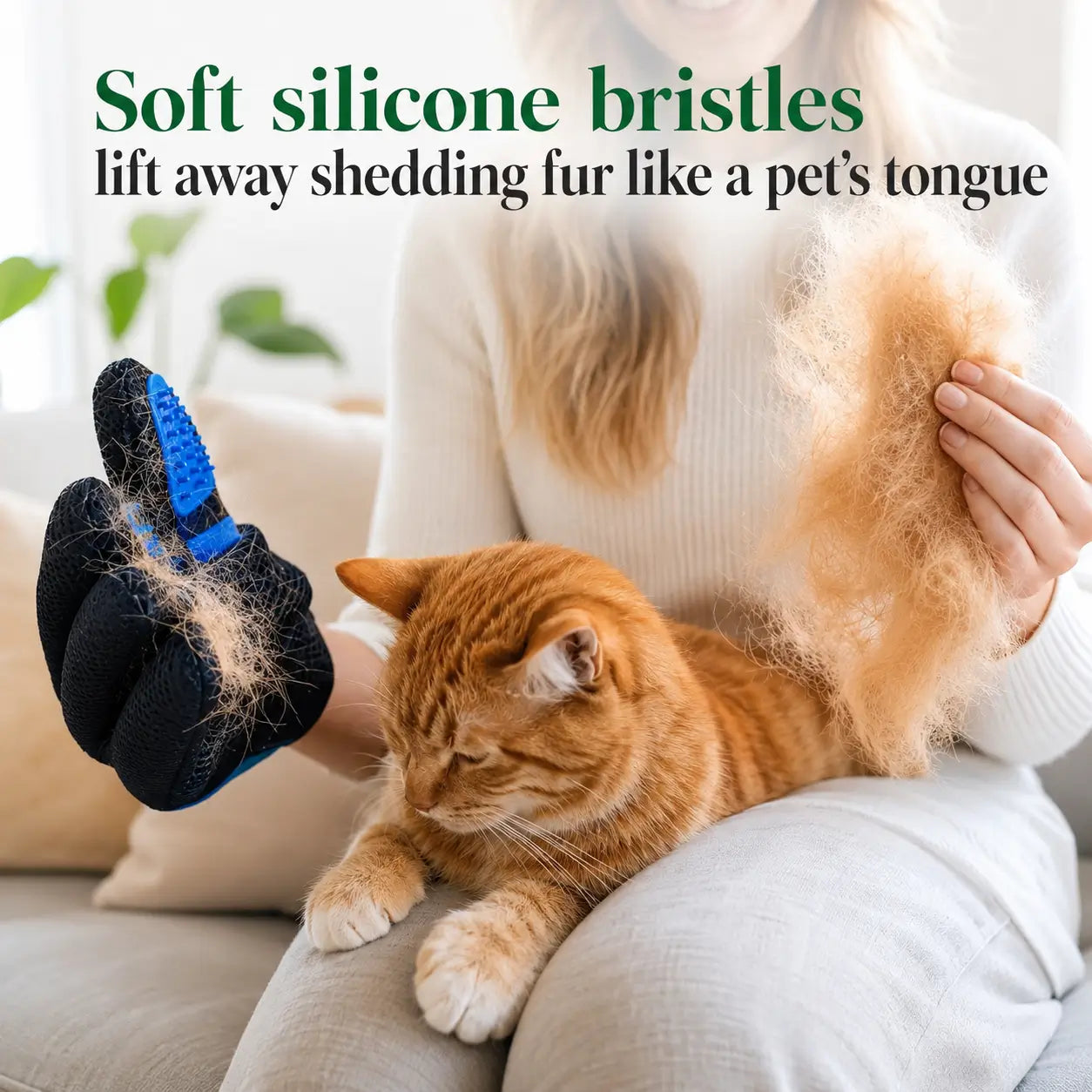 Clovertail™ Pet Grooming Gloves