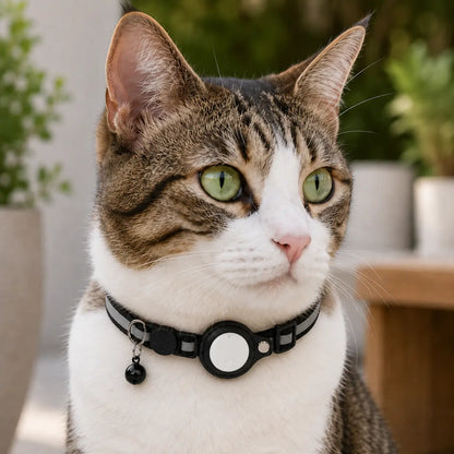 Clovertail™ Breakaway Cat AirTag Collar With Built-In Holder