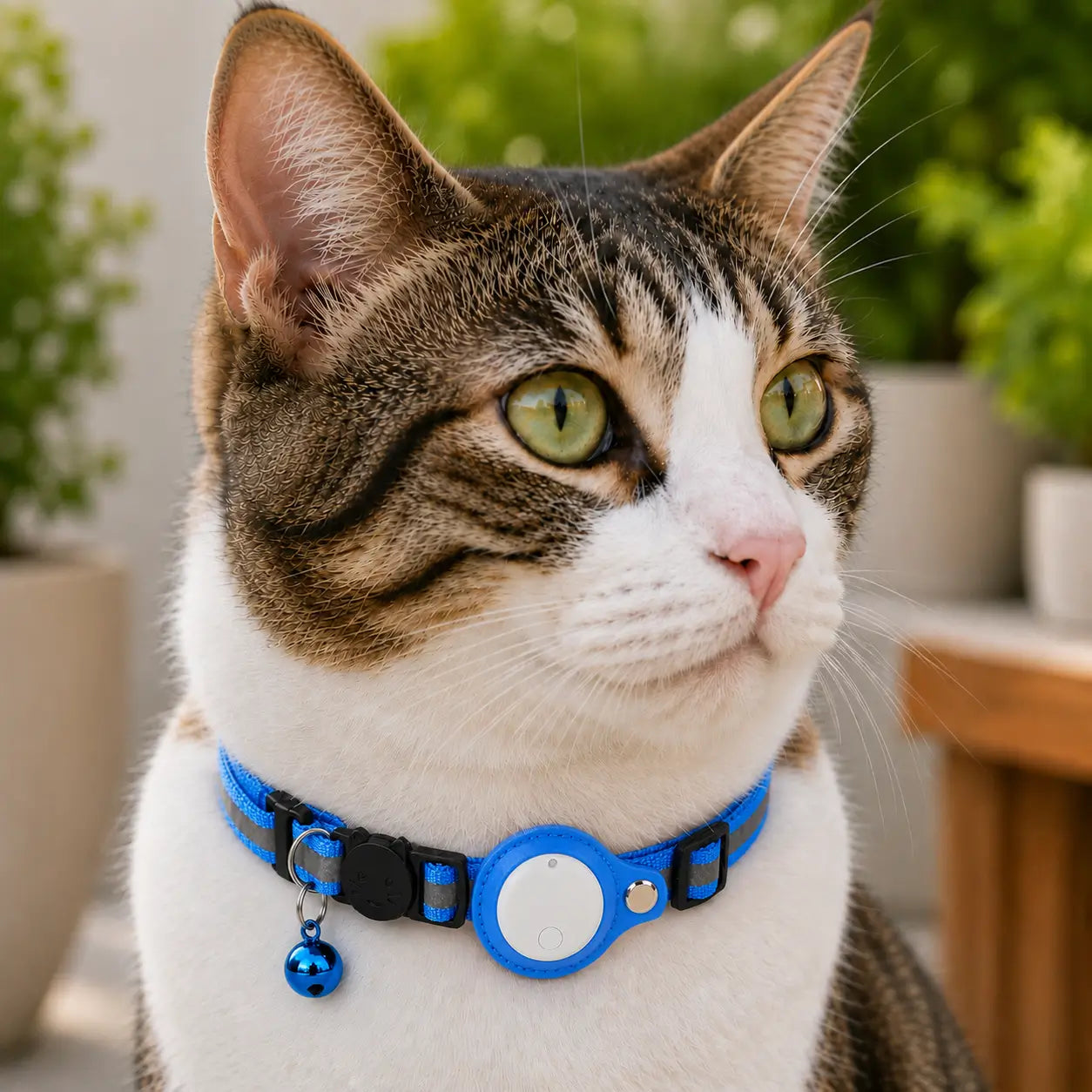 Clovertail™ Breakaway Cat AirTag Collar With Built-In Holder