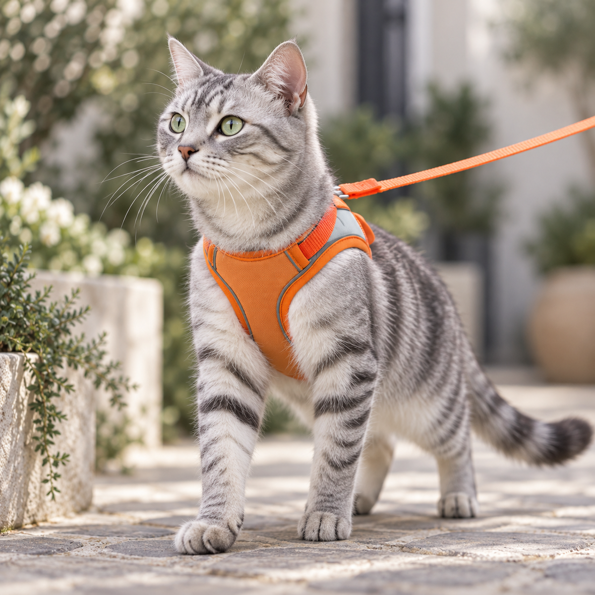 Reflective Cat Harness & Leash Set
