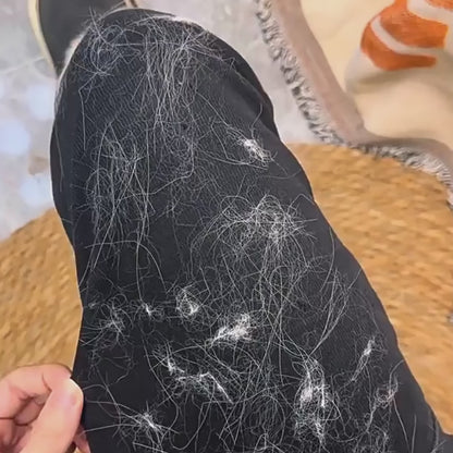 Pet Hair Removal Glove In Action
